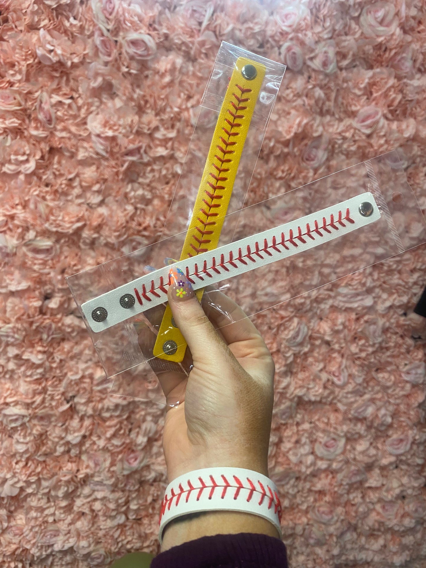 Game Day Leather Bracelets