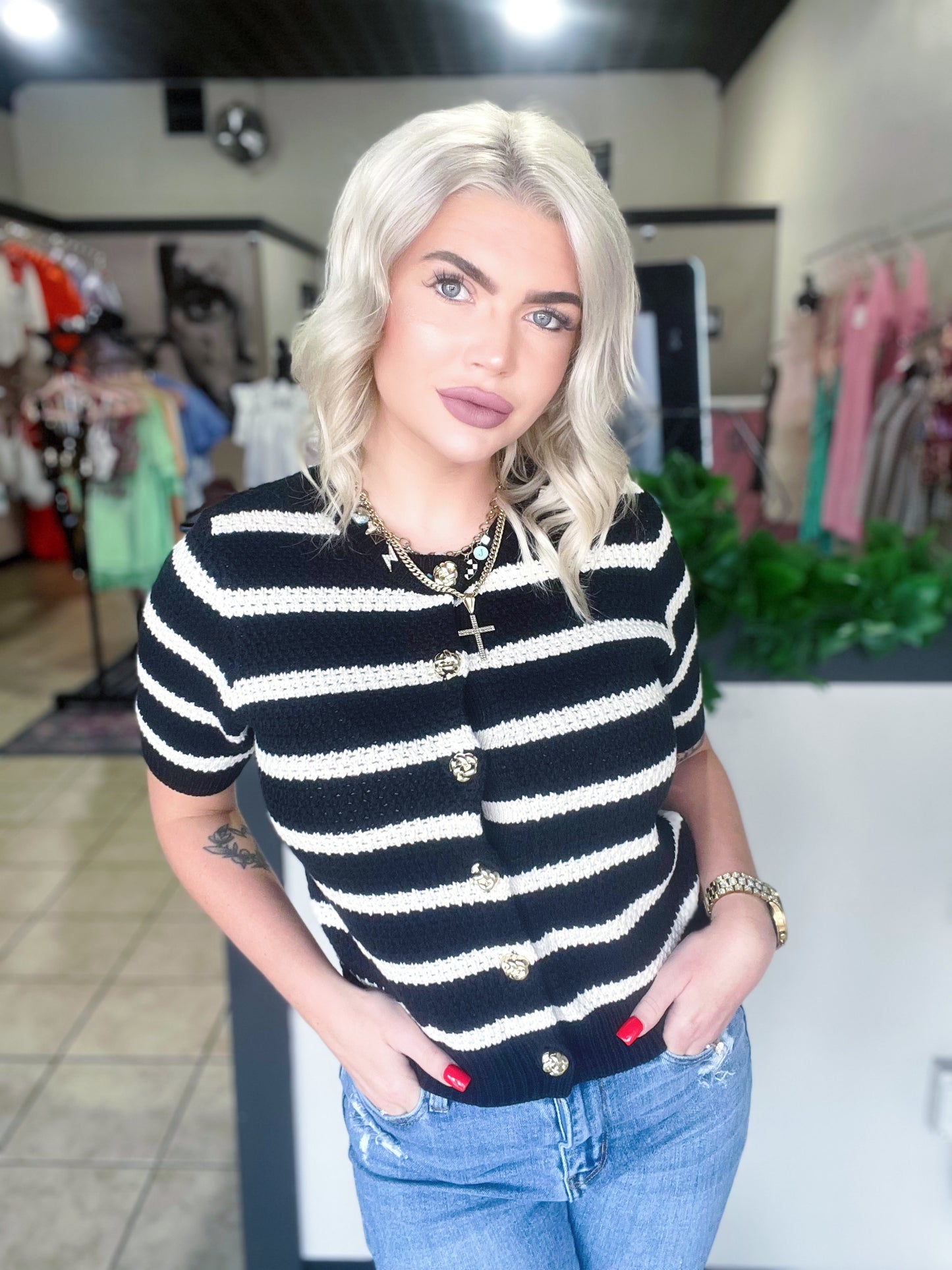 Study Date Knit Top