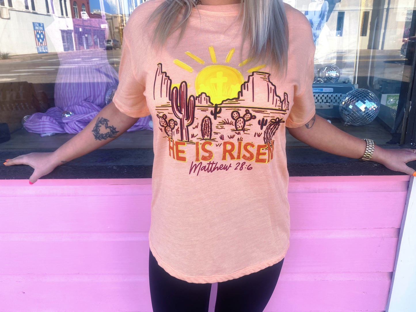 He Is Risen Graphic Tee