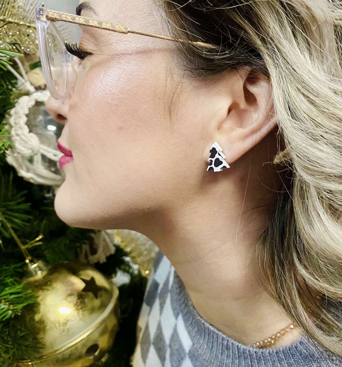 Christmas Tree Stud Earrings