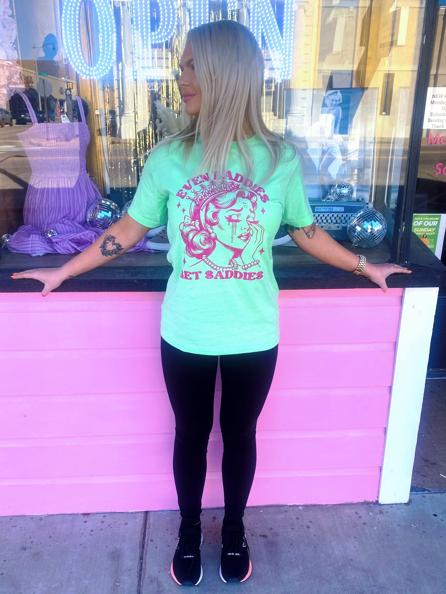 Even Baddies Get Saddies Graphic Tee