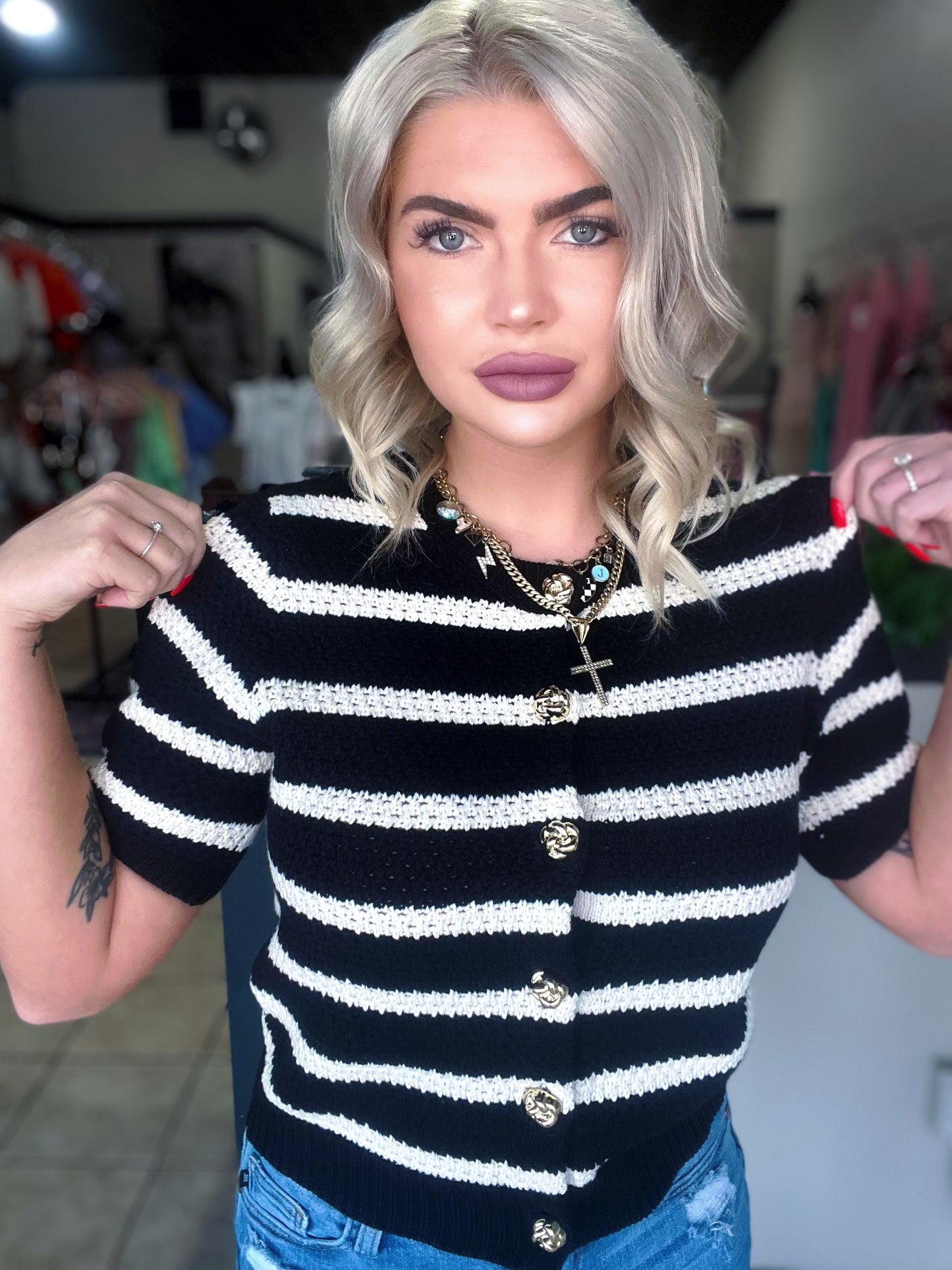 Study Date Knit Top