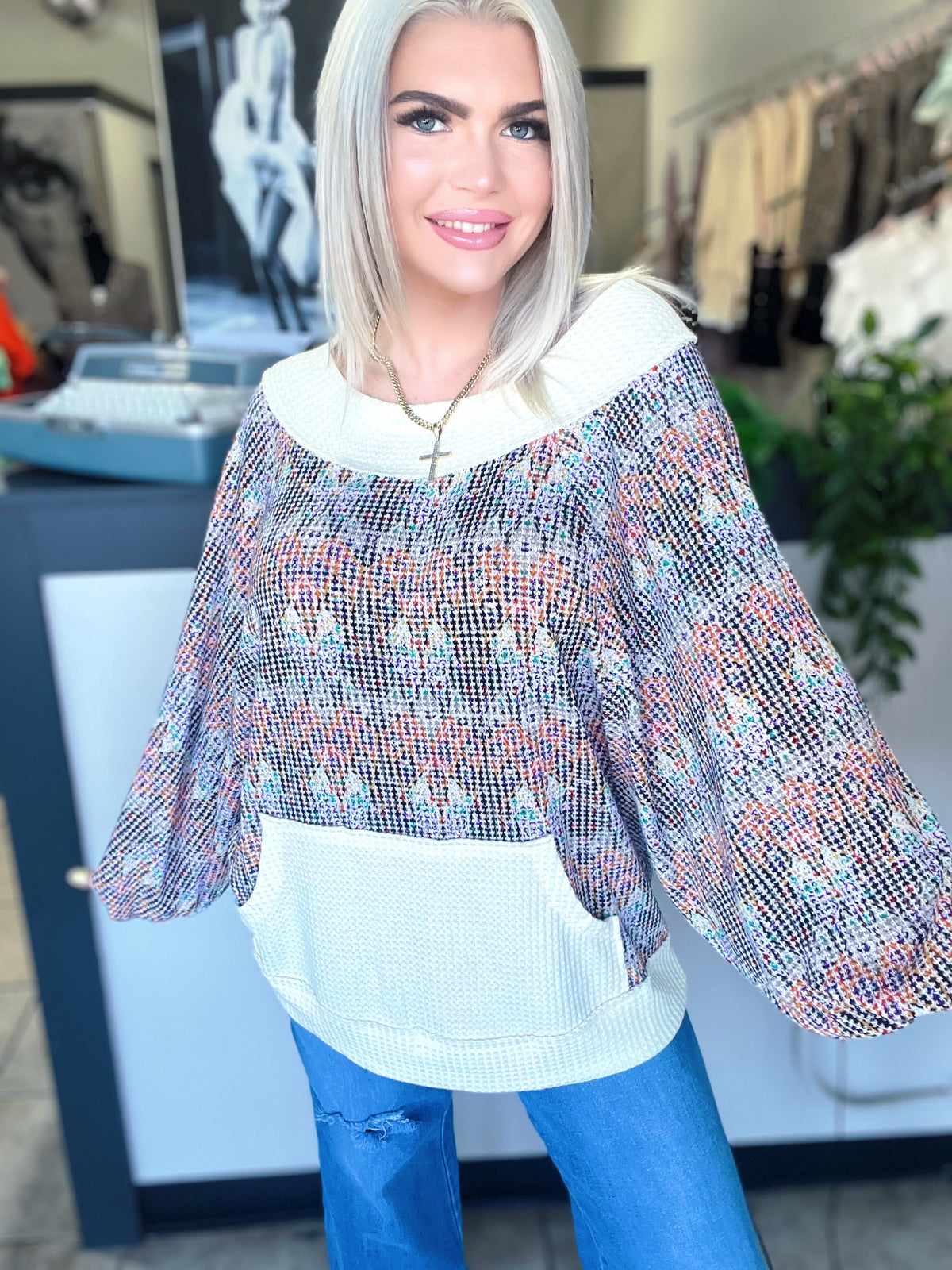 Fireside Oversized Top