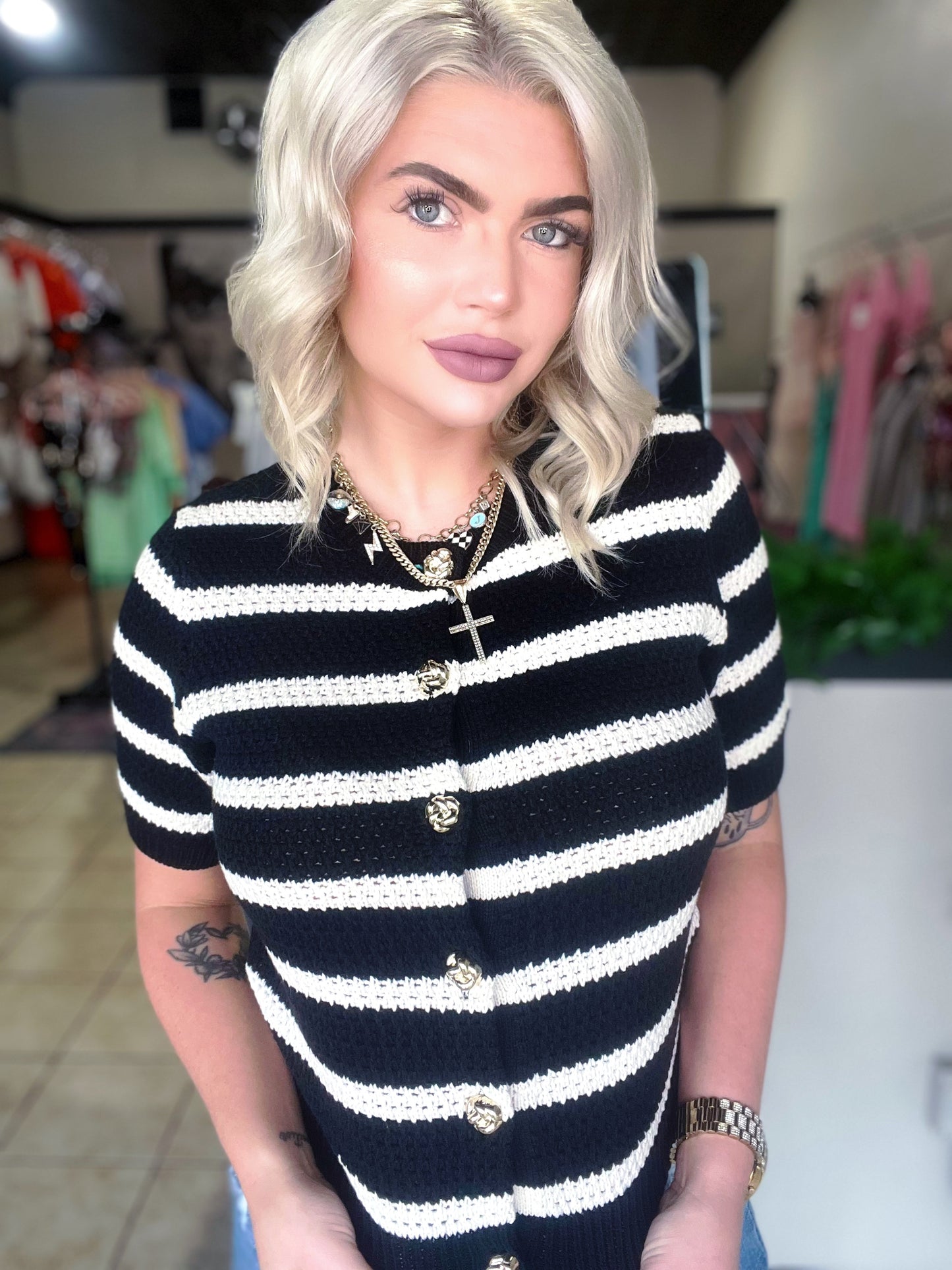 Study Date Knit Top