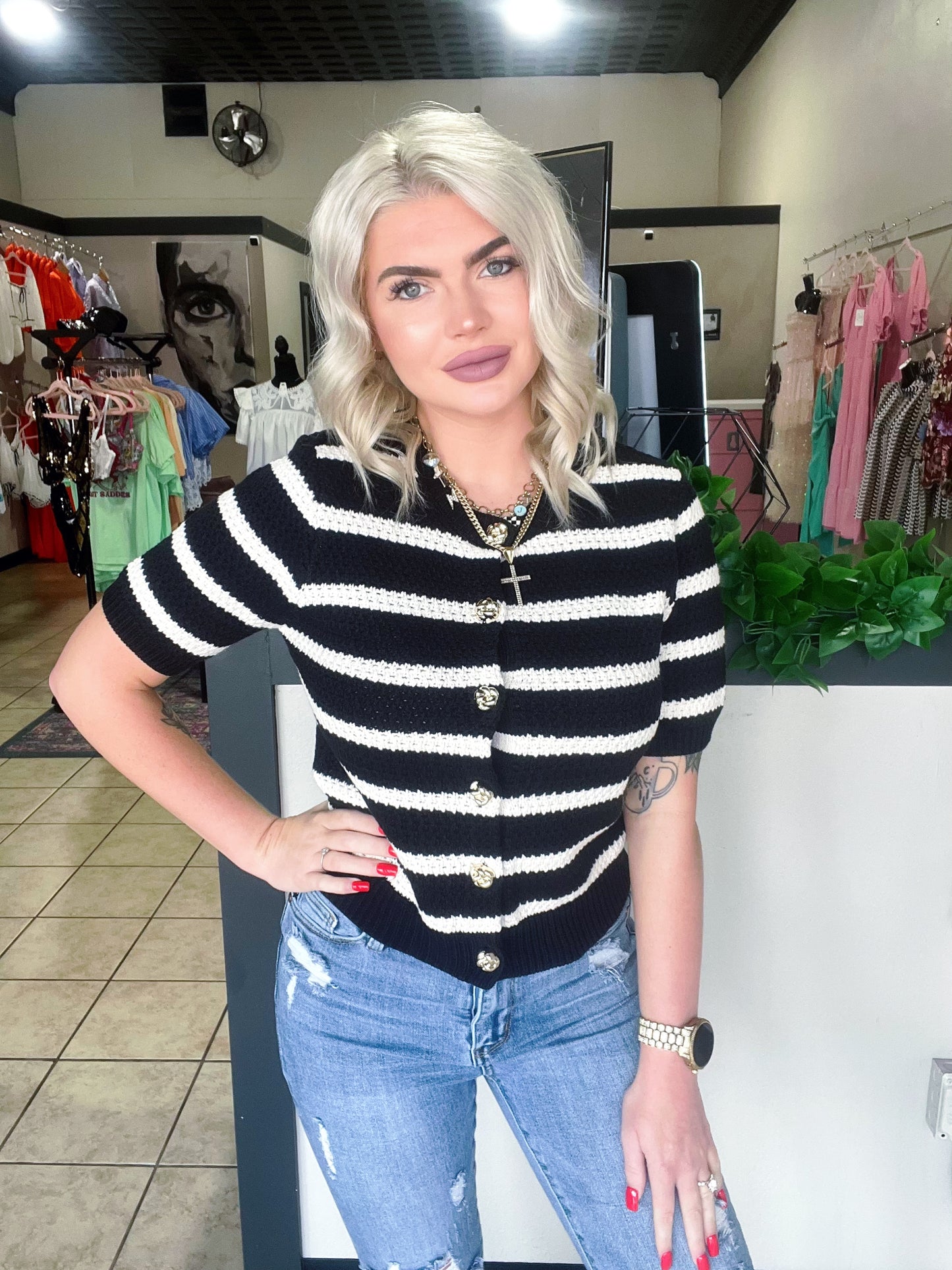 Study Date Knit Top
