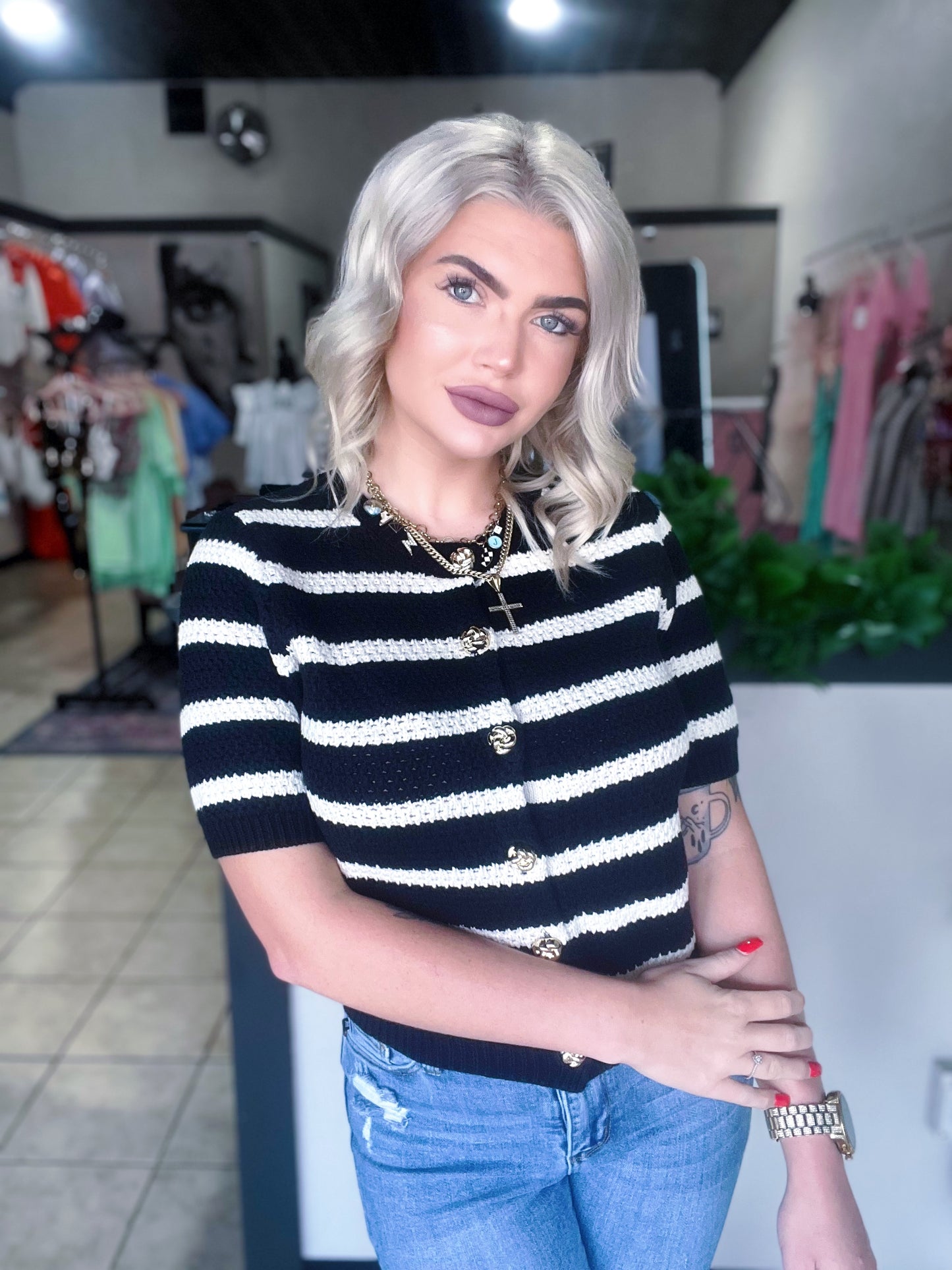 Study Date Knit Top