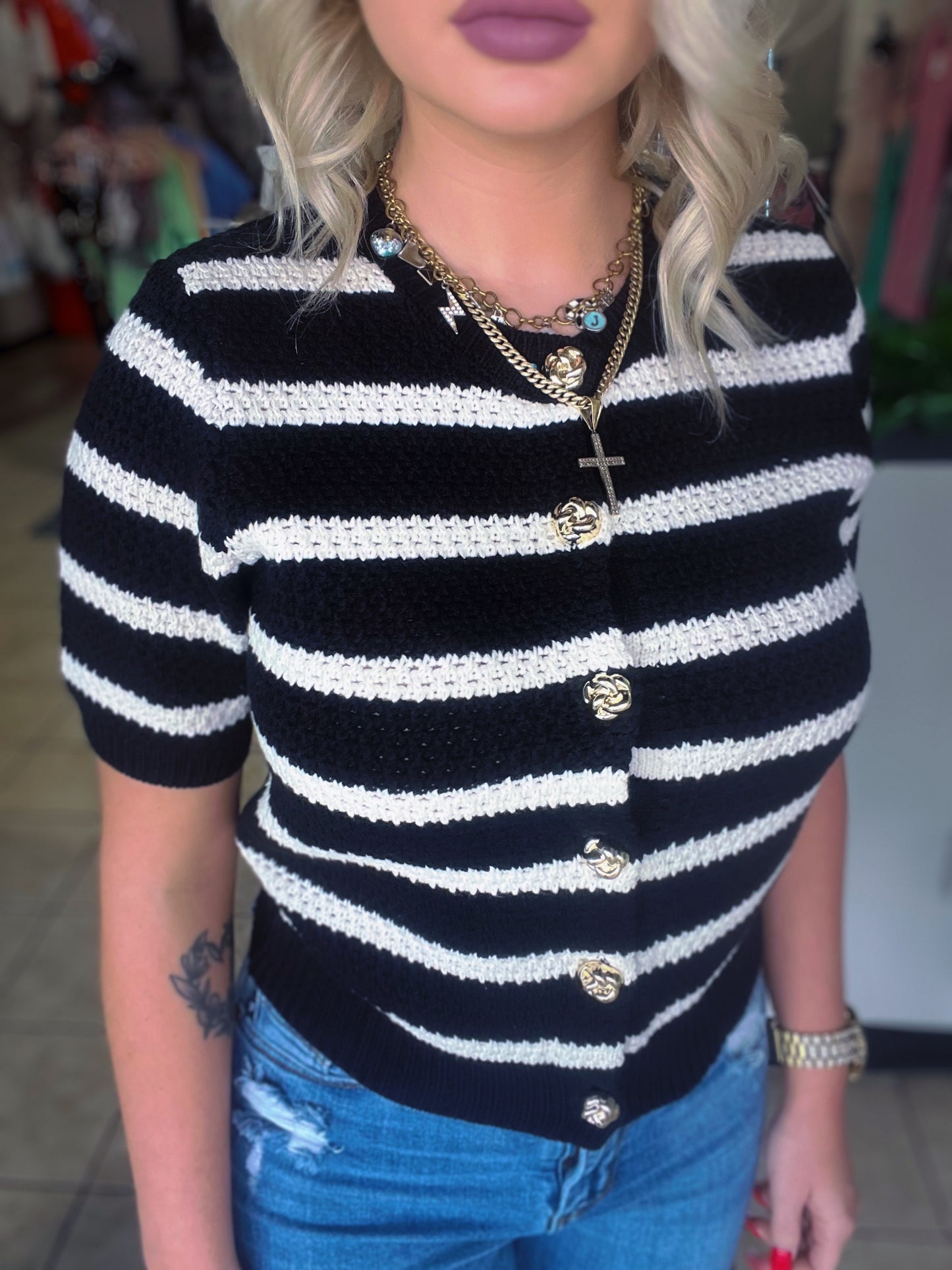 Study Date Knit Top