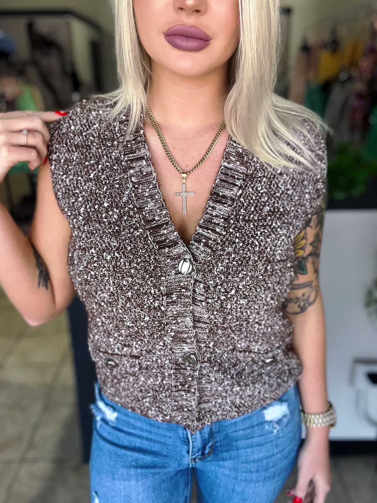 Pop Quiz Sweater Vest