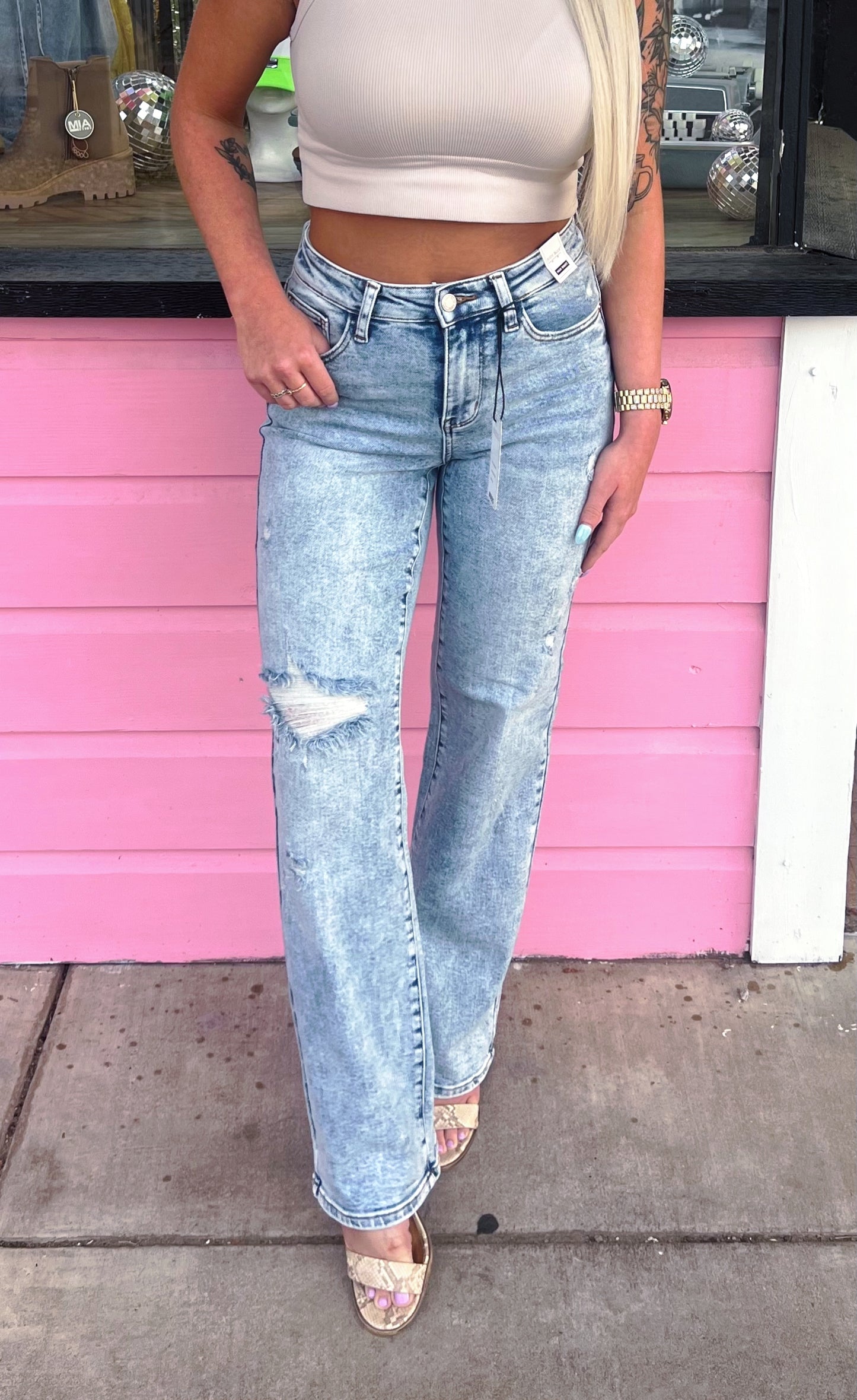 Judy Blue 90's Straight Jeans
