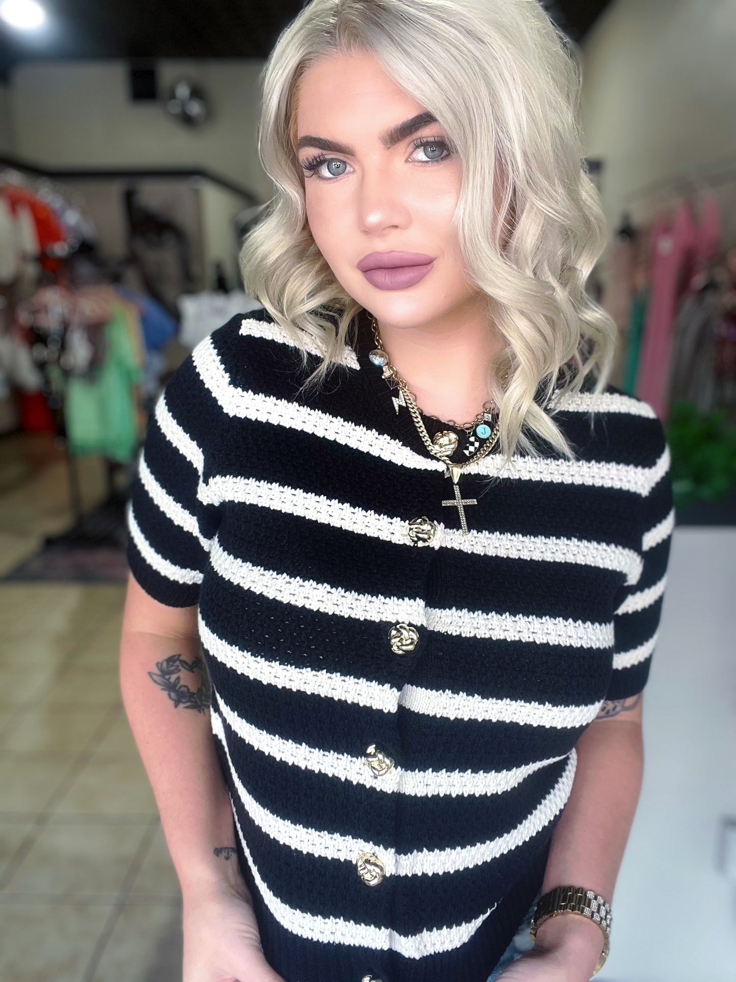 Study Date Knit Top