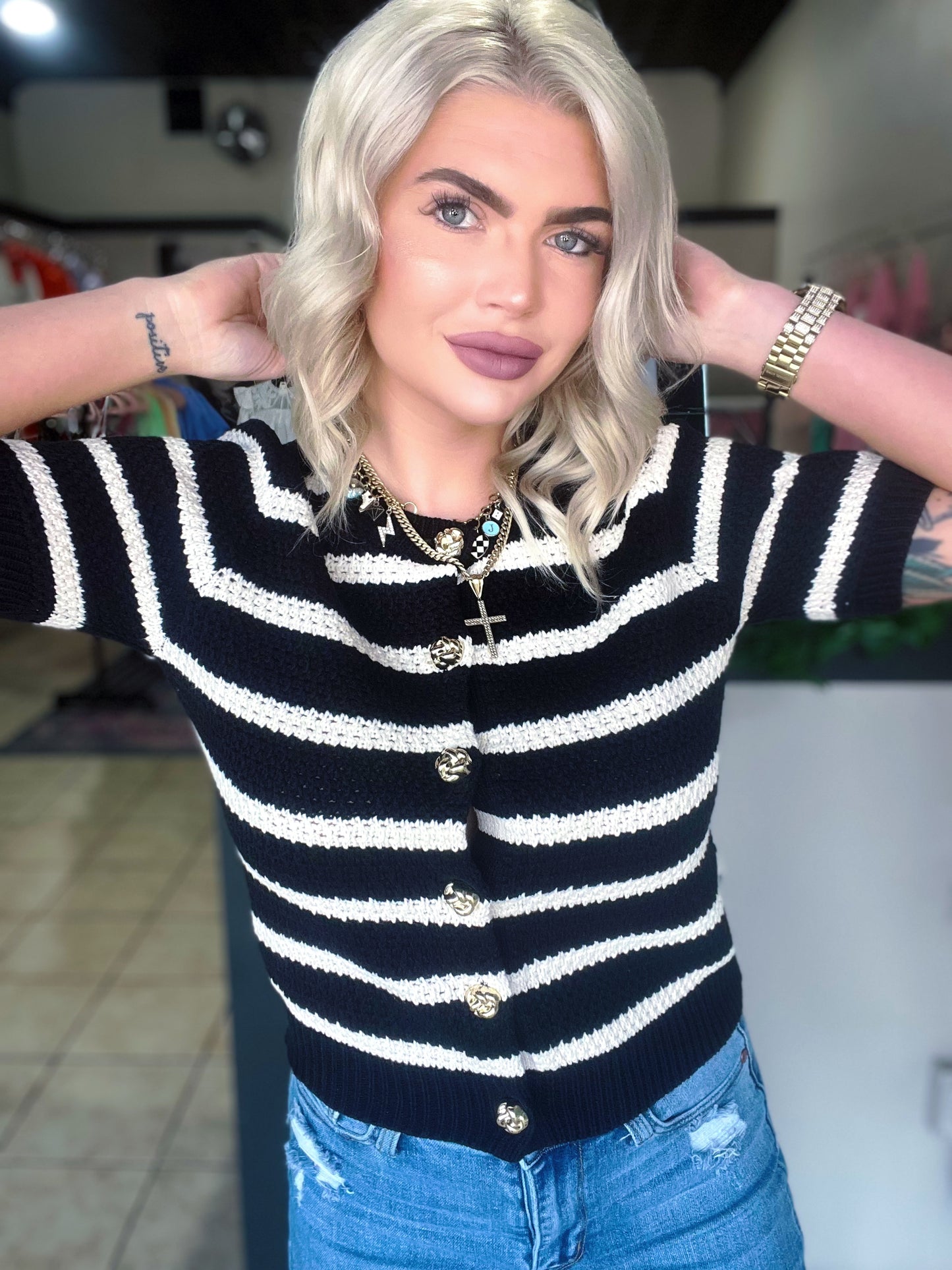 Study Date Knit Top