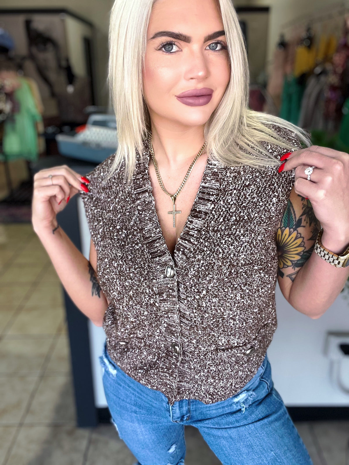 Pop Quiz Sweater Vest