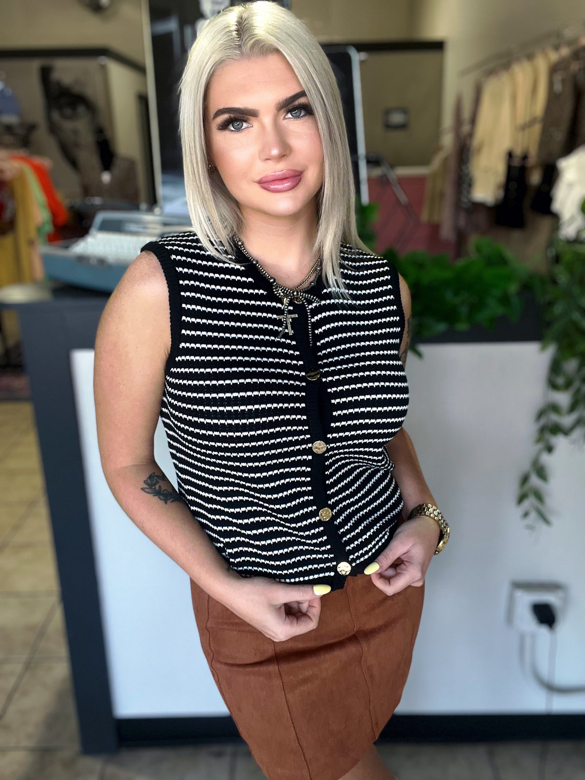 Aspen Knitted Top