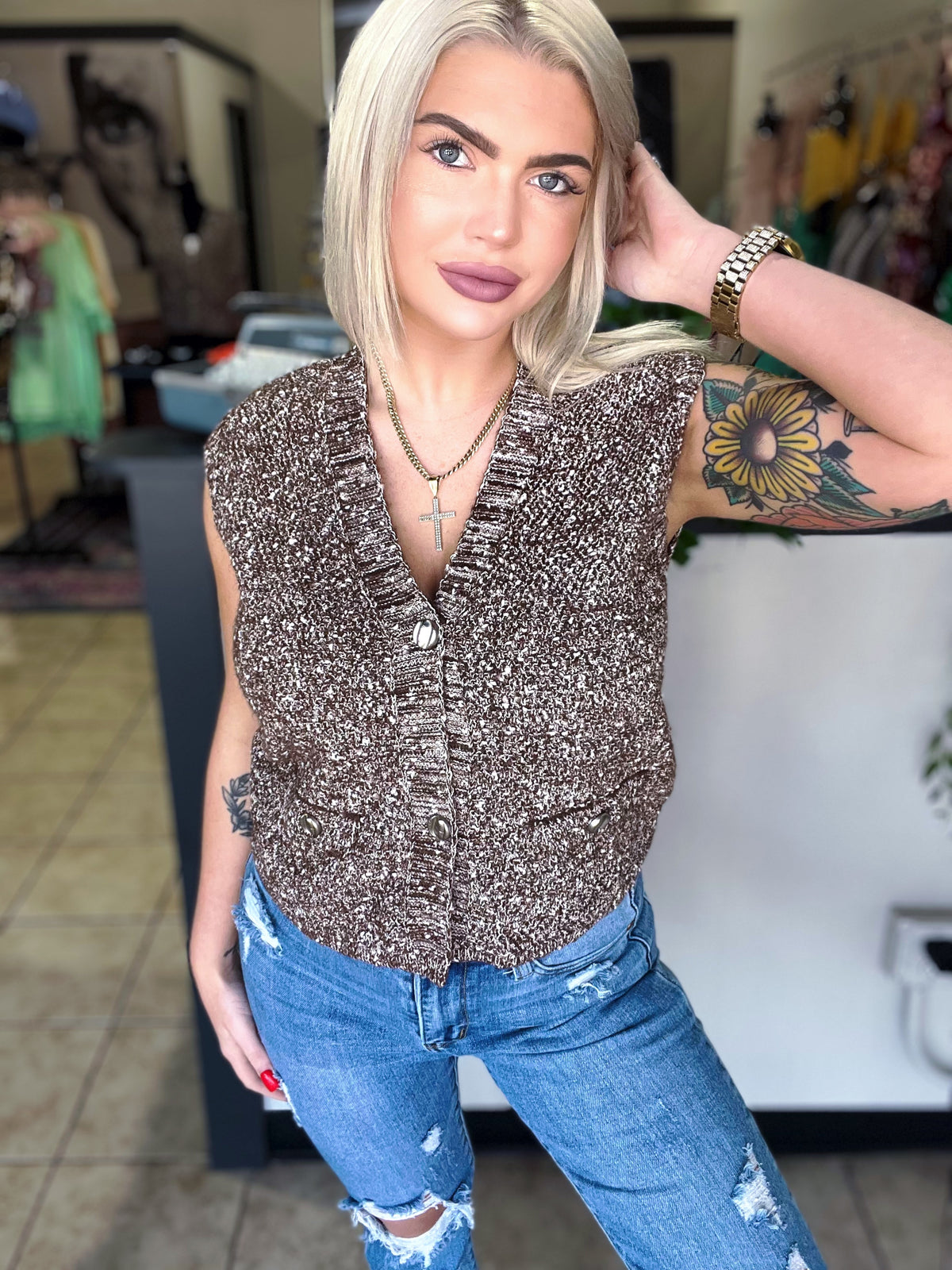Pop Quiz Sweater Vest