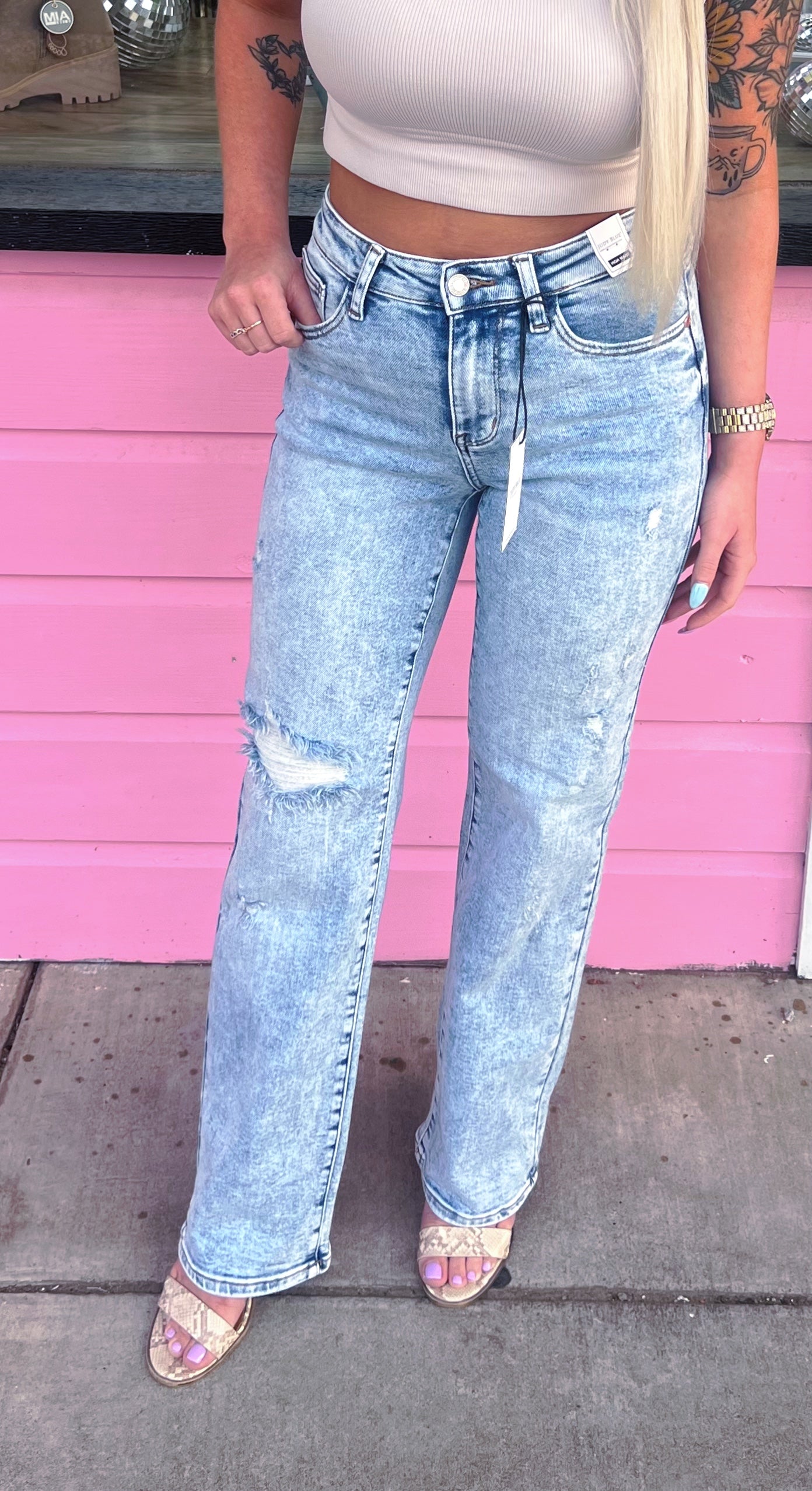 Judy Blue 90's Straight Jeans