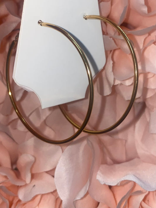 Gold Hoop Earrings