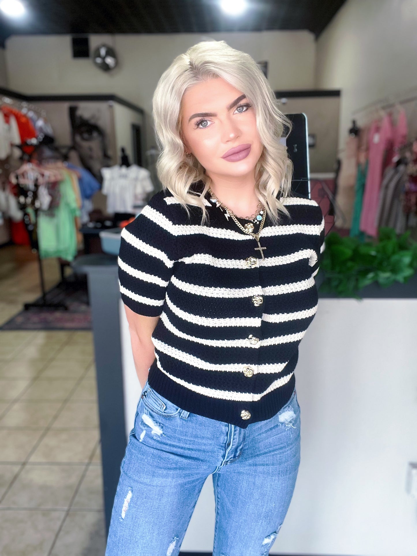 Study Date Knit Top