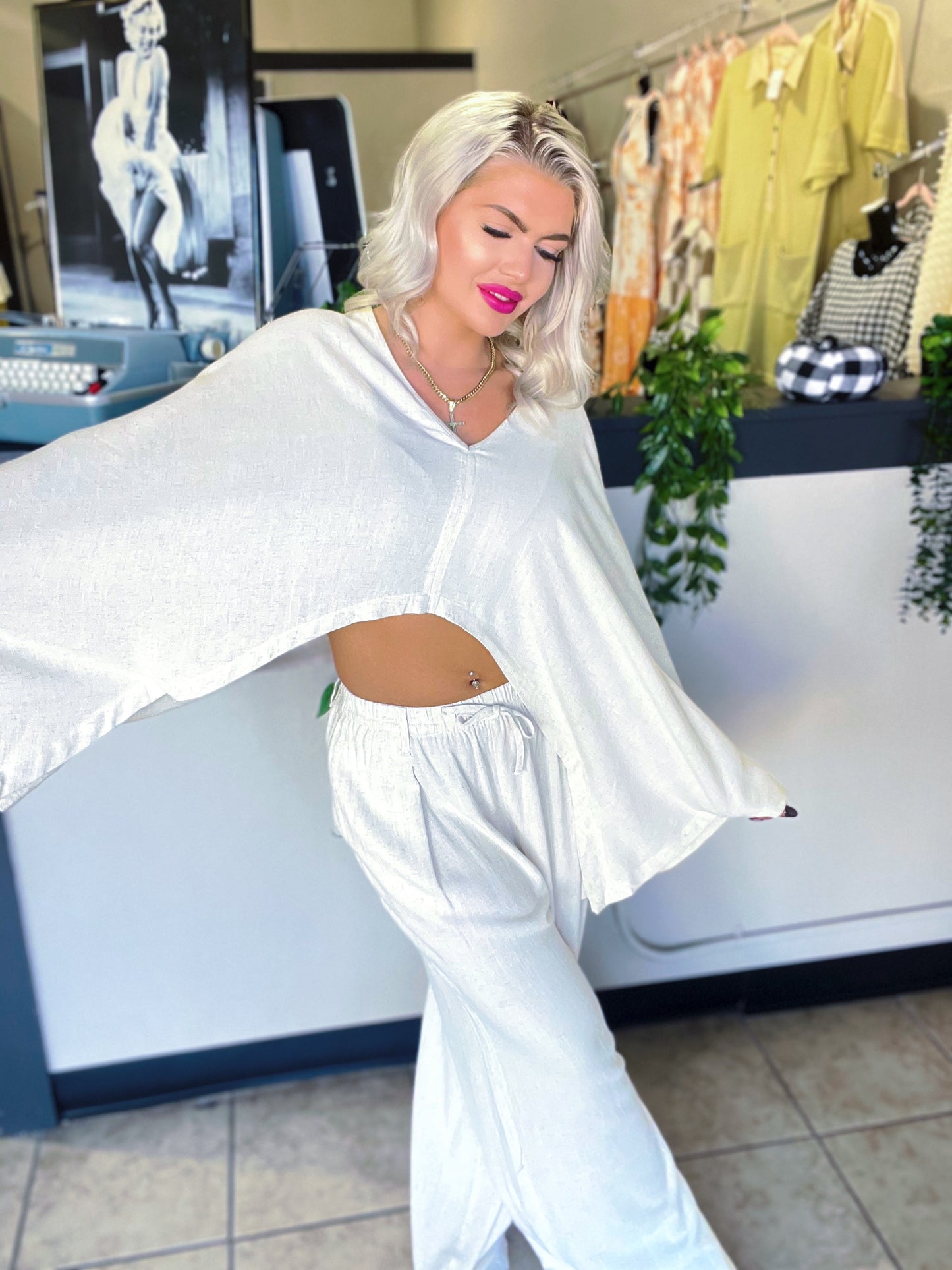 Champagne Dreams Wide Leg Pants