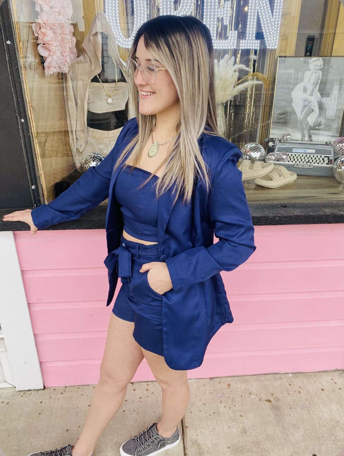 Blue Blazer Set