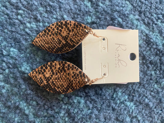 Snake Skin Earrings